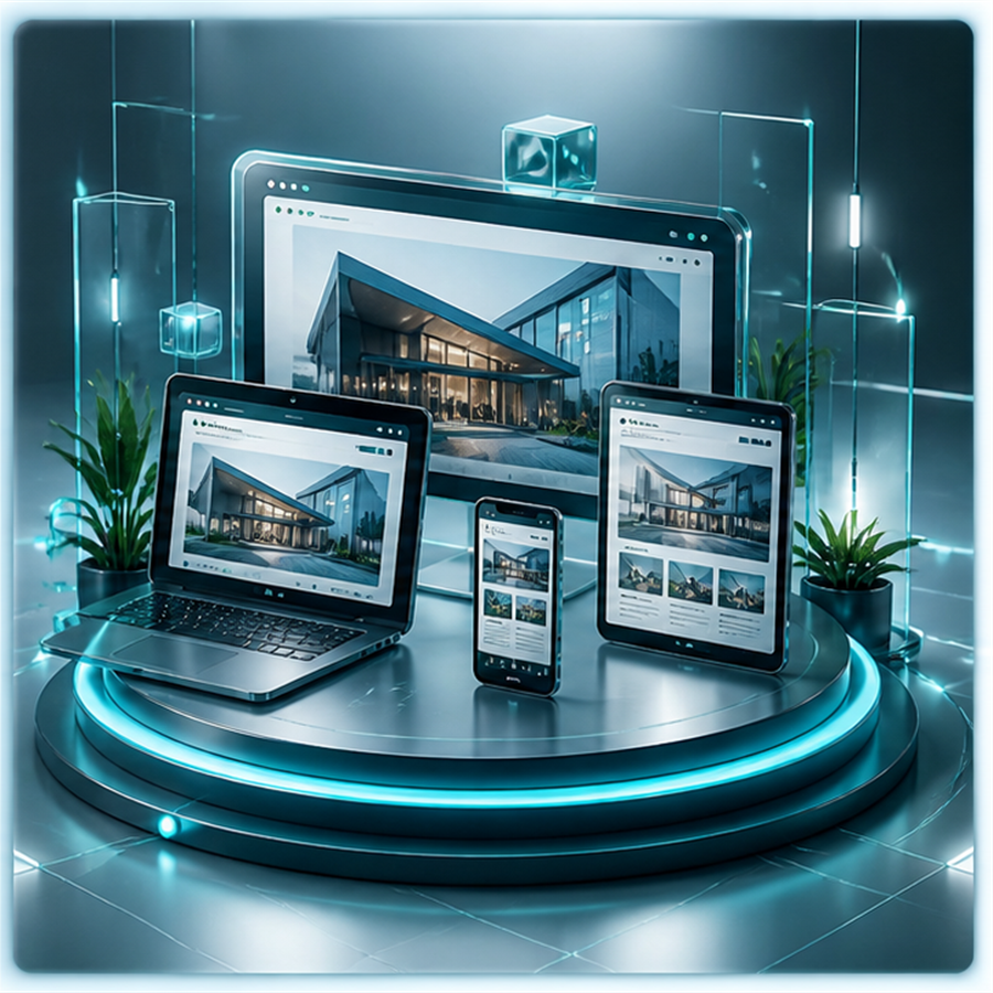 Brand website 3D visual