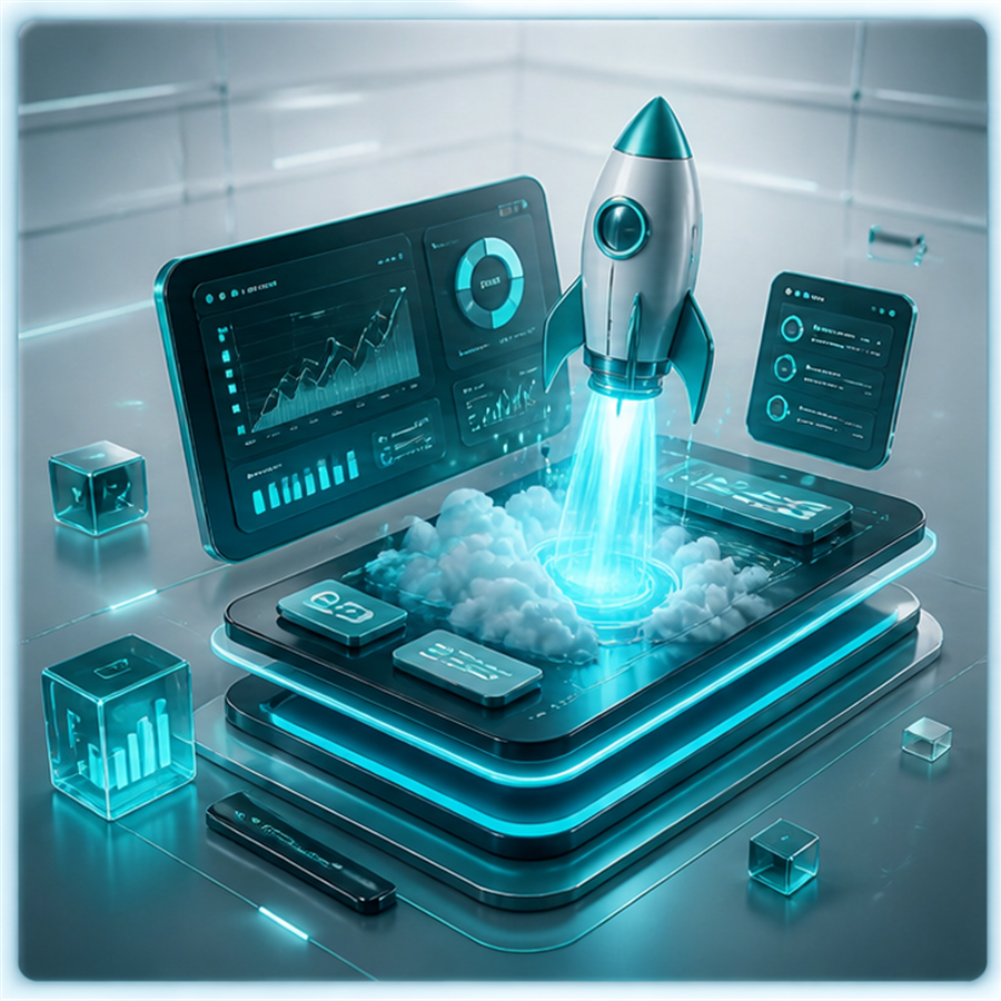 Startup MVP 3D visual